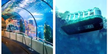 آکواریوم و کشتی آکواریوم کیش