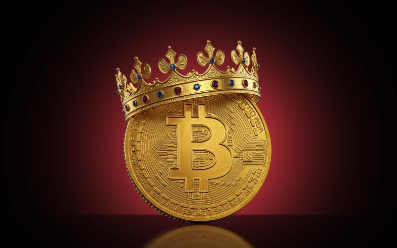 بیت کوین بیشترین مارکت کپ را در بازار کریپتوکارنسی دارد