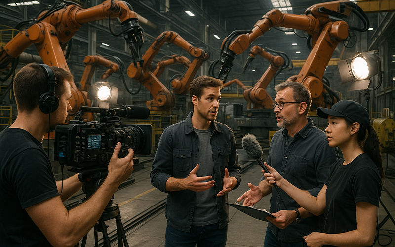 اهمیت تولید محتوای ویدیویی در تبلیغات صنعتی