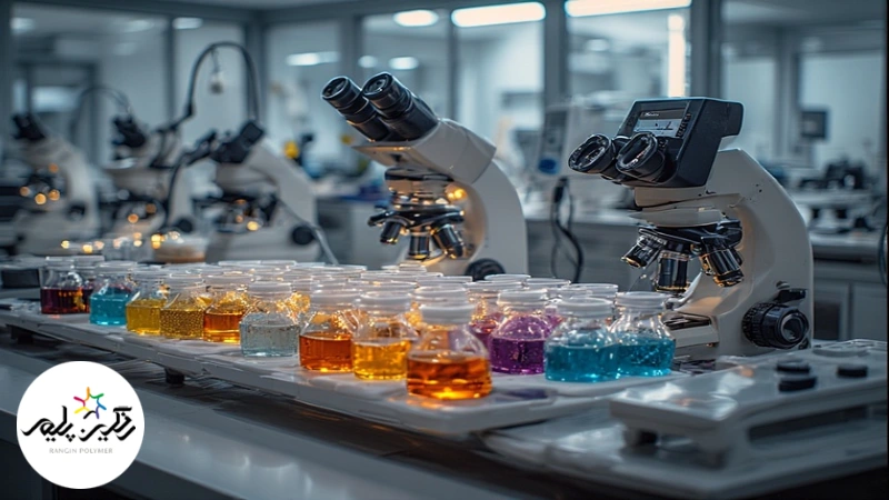 آزمایشگاه کنترل کیفیت مستربچ و تجهیزات تست رنگ و پراکنش